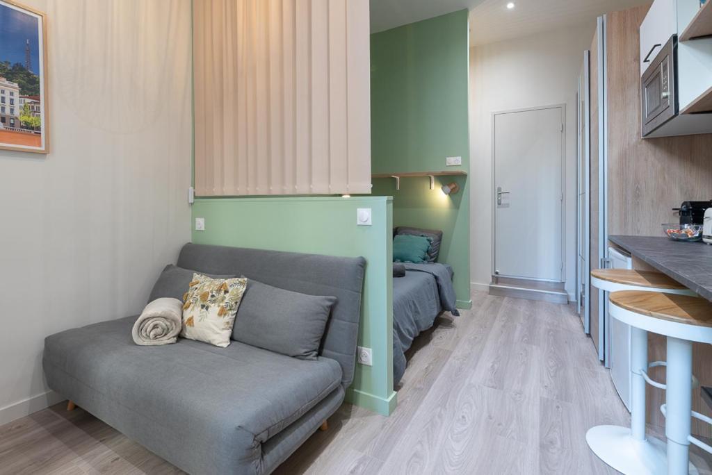 Studio Part Dieu - Cozy - Wifi Fibre Apartment Lyon Luaran gambar